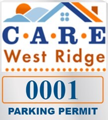 CARE West Ridge Parking Permit.